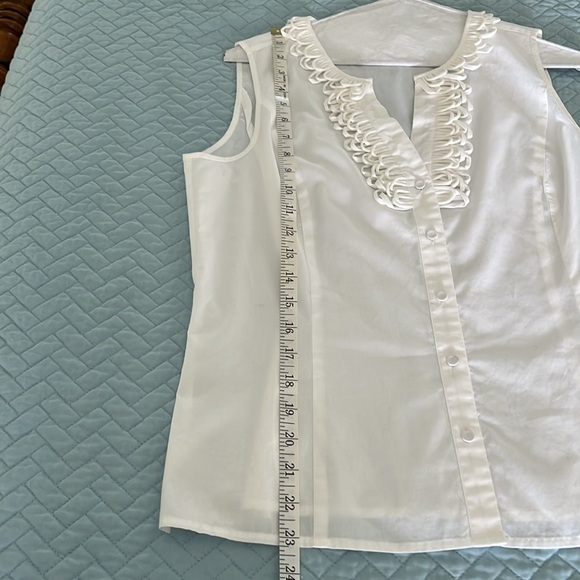 Talbots Super Cute Sleeveless Tank with Details - Picture 11 of 11